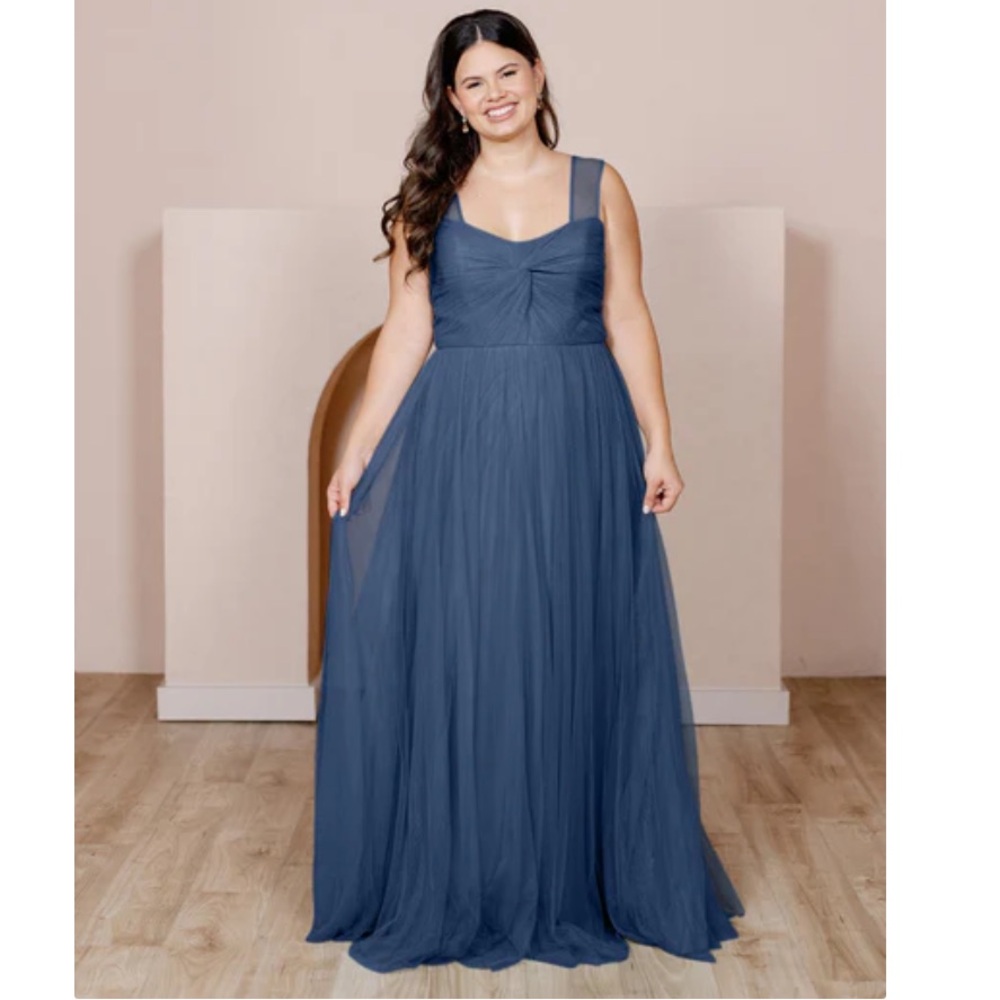 Revelry Pippa Tulle Romantic Blue Dress